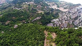 Pietrapertosa zipline view