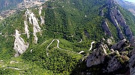 Castelmezzano zipline middle section