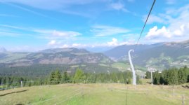 Zipline with pylon
