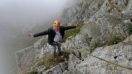 Down on via ferrata