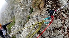 Down on via ferrata