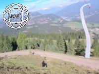 Monte Pana ziplining in paraglider seat