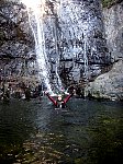 Start of canyoning tour