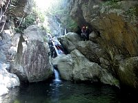 Canyoning jumping point