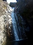 Jumping down waterfall