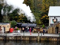 Train reaching Lakeside station