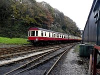 Train leaving Haverthwaite station