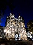 Lancaster Castle at night