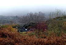 Welsh landscape on an overcast day