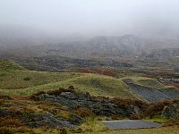 Welsh landscape on an overcast day