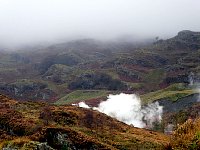 Steam train at Tanygrisiau station