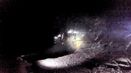 Walking the plank in a Wales slate mine