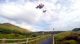 Zipline B from below