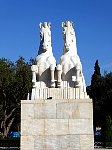 Horse sculpture at Praca do Imperio