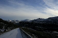 Icy road, Lofoten