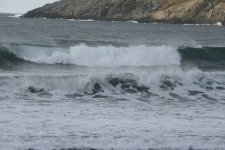 Unstad surf wave