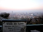 Lyon at dusk