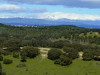 Madrid mountain view from cable car