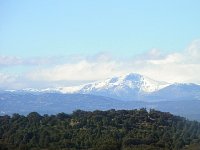 Madrid mountain view from cable car