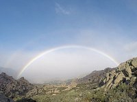 El Yelmo area double rainbow