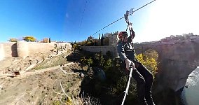 Ziplining in Toledo