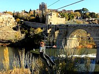 Toledo Zipline posing