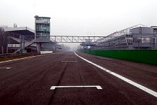 Monza F1 track finish line