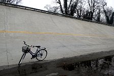 Bicycle on Monza track