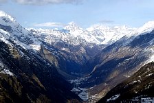 Gornergrat towards Zermatt