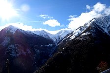 Scenery along Simplon Pass route