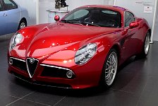 Alfa Romeo car in museum