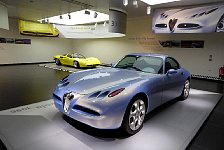 Alfa Romeo car in museum