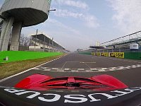 Exige at finish line in Monza