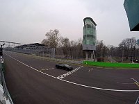 Ferrari 458 at Monza finish line