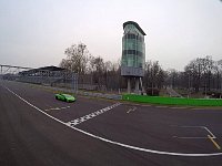 Lamborghini Huracan at Monza finish line