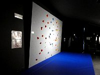 Museum climbing wall