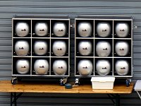 Helmet rack at Monza