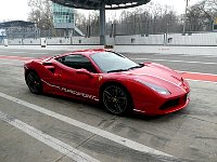 Ferarri 488 in Monza pit lane