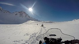 On a mountain lake