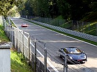 Sport cars near Vialone corner