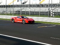 Ferrari 488 GTB at Monza main straight