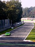 Lamborghini Huracan at Lesmo corner