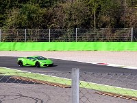 Lamborghini Huracan at Lesmo corner