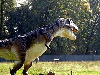 T-Rex sculpture at Monza Park