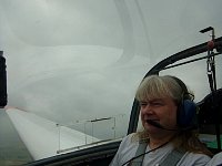 Flying a motor glider