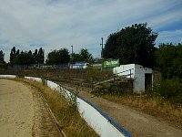 Track and spectator stands