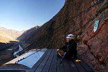 Sitting on top of Skylodge sleeping pod