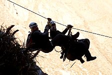 Tandem zipline at Skylodge