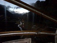 View from Skylodge dining room along Sacred Valley