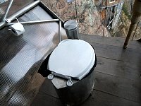 Skylodge toilet